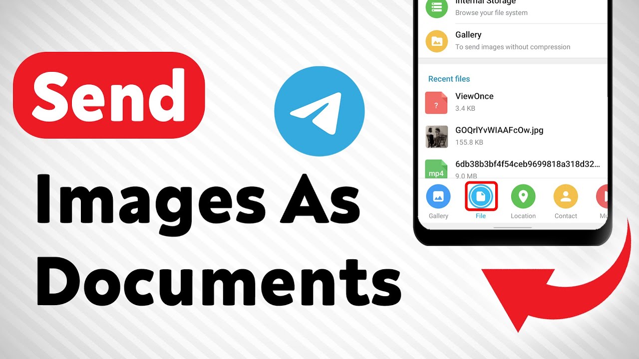How to Send Telegram Images As Documents (Updated) - YouTube