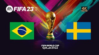 FIFA 23 Gameplay | Brasil x Suécia | Copa do Mundo Qatar 2022 | Final [4K 60FPS]