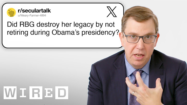 Law Professor Answers Supreme Court Questions | Tech Support | WIRED