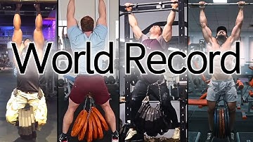 De ZWAARSTE Pull-Up ter Wereld