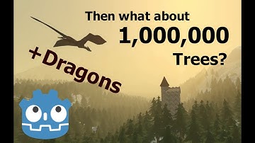 I Coded A Tree Generator/LOD System In Godot