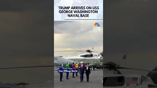 President Trump and Japan PM Takaichi Arrive on USS George Washington at Yokosuka Naval Base | N18G