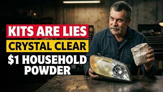 Stop Paying for Headlight Kits! $1 Powder Clears ANY Foggy Headlight FOREVER — Big Auto BURIED This