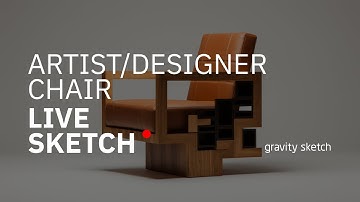 Making a Designer/Artist Inspired Chair - Live Sketch