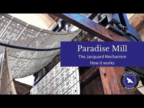 Paradise Mill How The Jacquard Mechanism Works