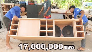 How to design Subwoofer Box 18X4 Inches speaker in sketchup pro
