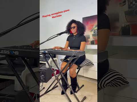 Playing senegalese piano Marimba #africa #music #senegal #singer .