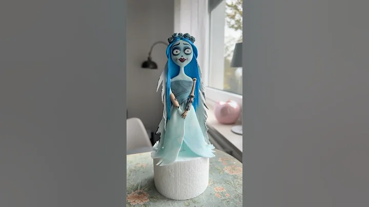 #corpsebride #halloween #fondant #cakedecorating #cake #detailing #figure #cakeart #bride #decor