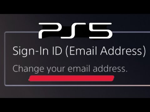 HOW TO CHANGE PS5 ACCOUNT EMAIL ADDRESS NEW! - YouTube