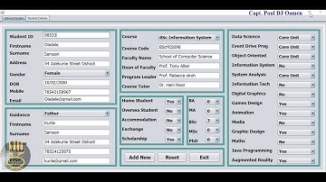 How to Create School Management System with MySQL Database in Java NetBeans - Part 3 of 4