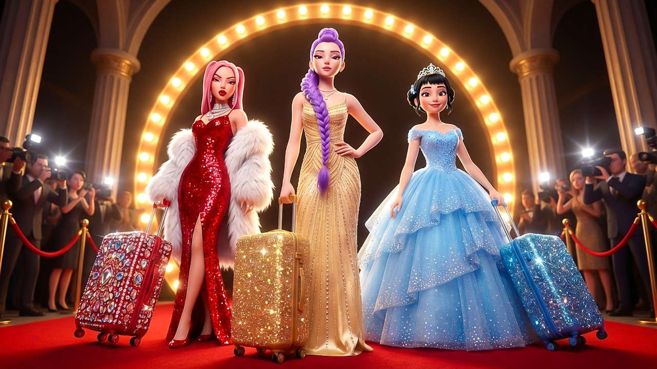 RUMI, MIRA & ZOEY GLOW UP! ✨ The Magic of Derpy Cat | KPop Demon Hunters Animation