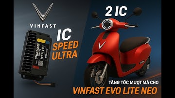 Tự Lắp 2 IC Cho Xe Điện VinFast Evo Lite Neo–Màn Hình Đầy Đủ, Mở Tua, Siêu Dễ - HUMI S21 SPEED ULTRA