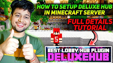 How To Setup Deluxe Hub Plugin | How To Setup Lobby in Minecraft Server | Deluxe Hub 3 Plugin #2