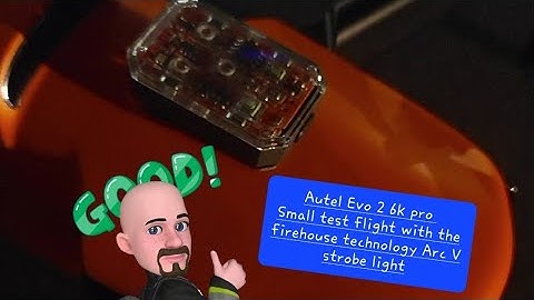 Autel Evo 2 6k Pro short flight testing out the Firehouse Technology ARC V Strobe light.