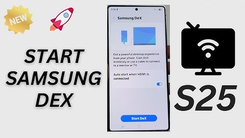 🖥️ How to Start Samsung DeX on Galaxy S25/S25+/Ultra – Full Desktop Experience!