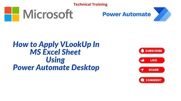 Power Automate Desktop を使用して Excel で VLOOKUP を適用する方法