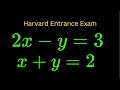 Can you solve this simultaneous equation ?