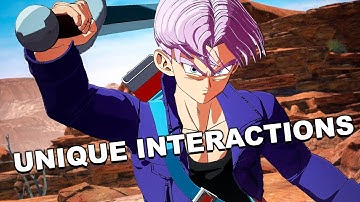 Dragon Ball Sparking Zero - Future Trunks Sword Unique Interactions (Special Quotes)
