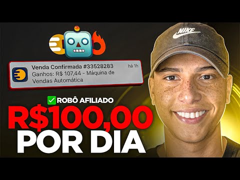 Robô Afiliado: É possível ganhar R$ 100 por dia nas plataformas de