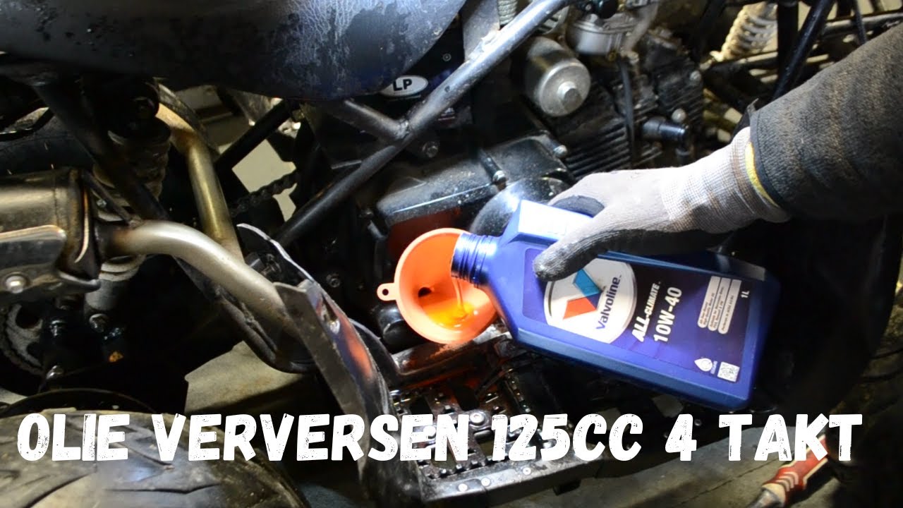 Olie Verversen 125CC 4 Takt Quad - Davey's Werkplaats - YouTube