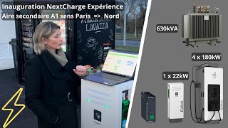 Inauguration NextCharge Expérience, une aire de recharge parfaite ?