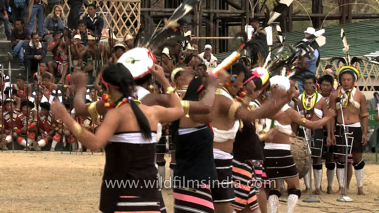 Skylark dance of the Zeliang Naga tribes