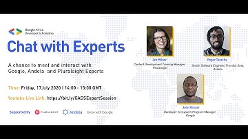 Expert Sessions | Google Africa Developer Scholarship 2020