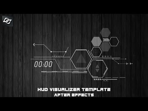 HUD Epic Audio Visualizer in After Effects Template Free Download