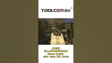 Square bucket side-entry IML Robot.+8613554873532. #machine #factory #manufacturing #automation