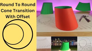 Round to Round Cone transition with offset