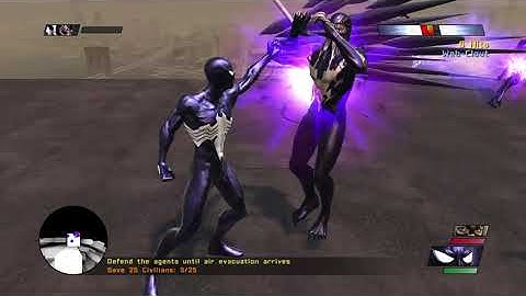 23. Air Evacuation || Spider-Man: Web of Shadows || 1080p || Black Suit