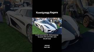 Koenigsegg Regera 5L twin turbo V8 hybrid engine: 1500 horsepower