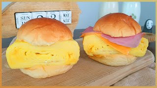 Korean TikTok Egg Bread Recipe (계란말이 샌드위치 | 계란말이 빵)