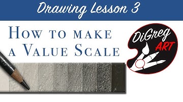 How to Draw - Drawing Lesson #3 - Value Scale