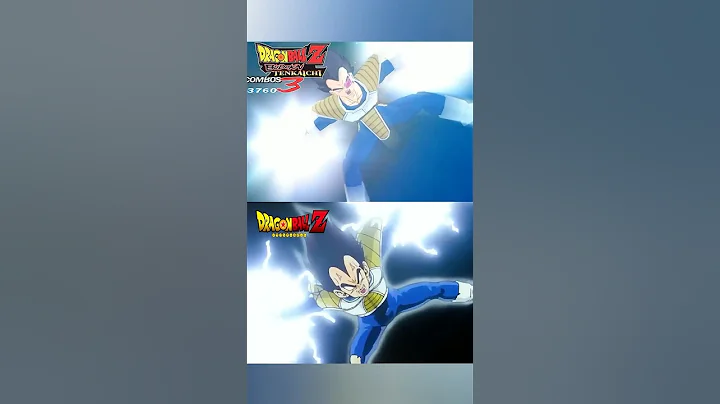 DBZ BT3 VS DRAGON BALL Z | RECREATION of VEGETA'S ATTACK in the Frieza Saga MOD #Shorts #Frieza