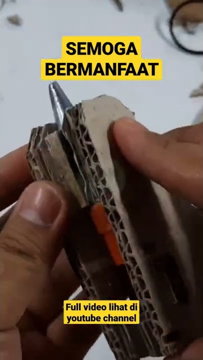CARA MEMPERBAIKI GLUE GUN YANG RUSAK MENGGUNAKAN KARDUS #shorts #short #diy