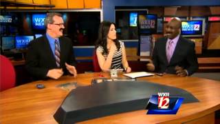 WXII 12's morning team wearing mustaches this morning?