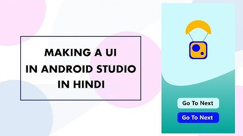 Make Dashboard UI | Android Studio | In Hindi | code2hack | code 2 hack