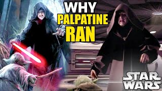 Why Sidious Tried to Run From Yoda In Revenge of the Sith