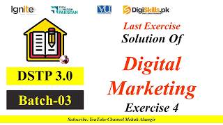 Digital Marketing Exercise 4 Solved 2026 Digiskills Dstp 3.0