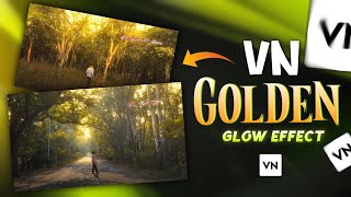 Trending Golden Glow Effect Reels Video Editing In Vn App | Aesthetic Video Glow Effect In Vn App screenshot 4