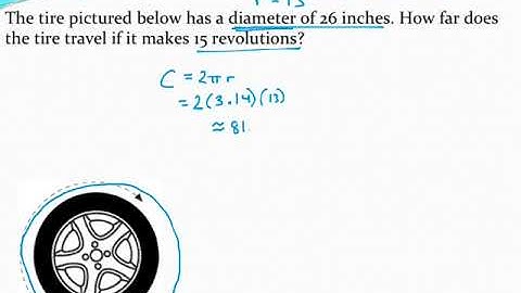 Using circumference to determine distance