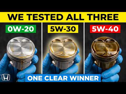 0W-20 vs 5W-30 vs 5W-40: Which Oil Is Best for Your Honda?