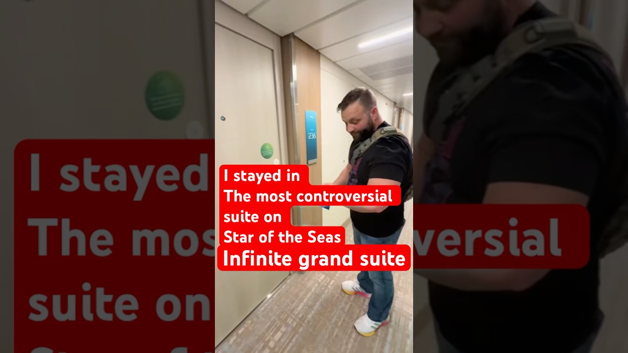 Infinite grand suite on Star of the seas #staroftheseas #grandsuite