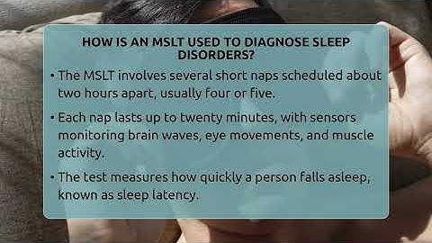 How Is An MSLT Used To Diagnose Sleep Disorders? - Sleep Apnea Support Network