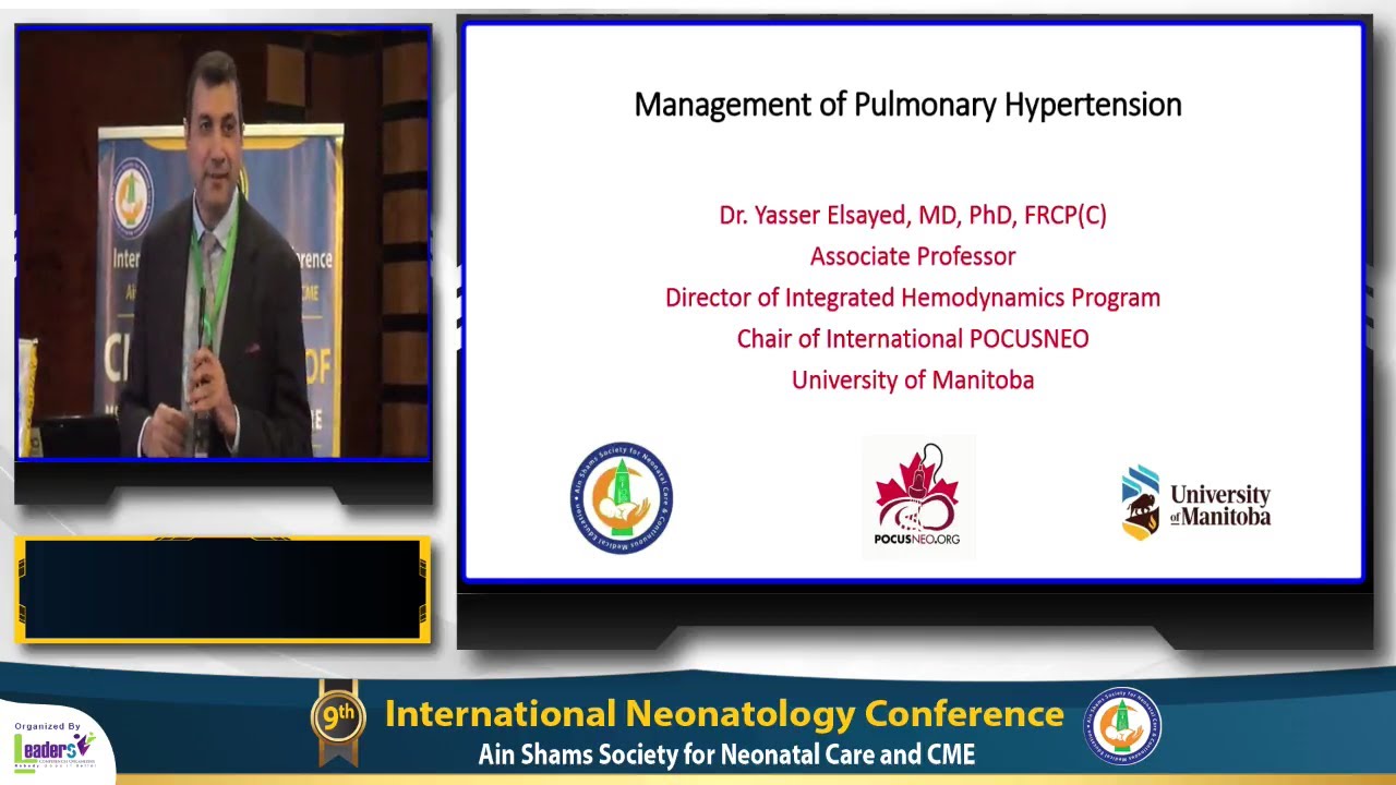 Management of Pulmonary Hypertension Prof Yasser Elsayed