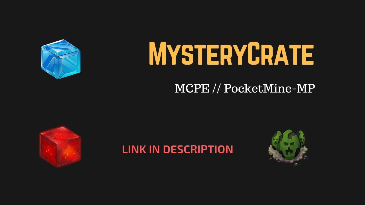 CrateKey v2.0 // MysteryCrate v2.0 PLUGIN for Minecraft-PE v1.2 // PocketMine-MP