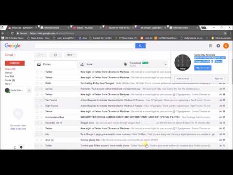 change primary email address on gmail and add alternative another mail address