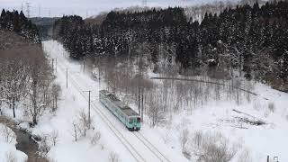 青い森鉄道 青い森701系566M 千曳～乙供 2019年1月26日