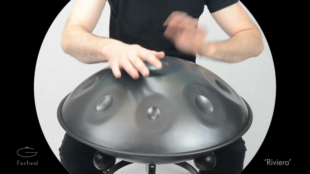 play relaxing music with the Gadung Handpan, very meditative, healing sound and soothing soundscapes